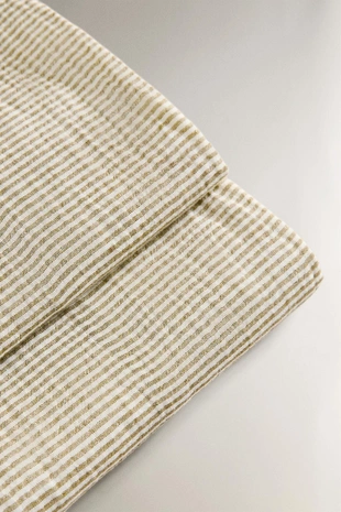 Детский простынь из муслина в полоску- Заказать в России