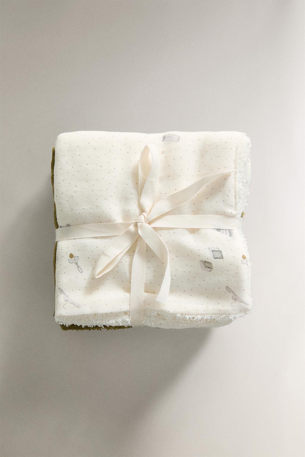 Мини детское полотенце (набор из 3 штук)