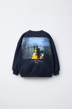 Купить Zara Толстовка с принтом MICKEY MOUSE © DISNEY