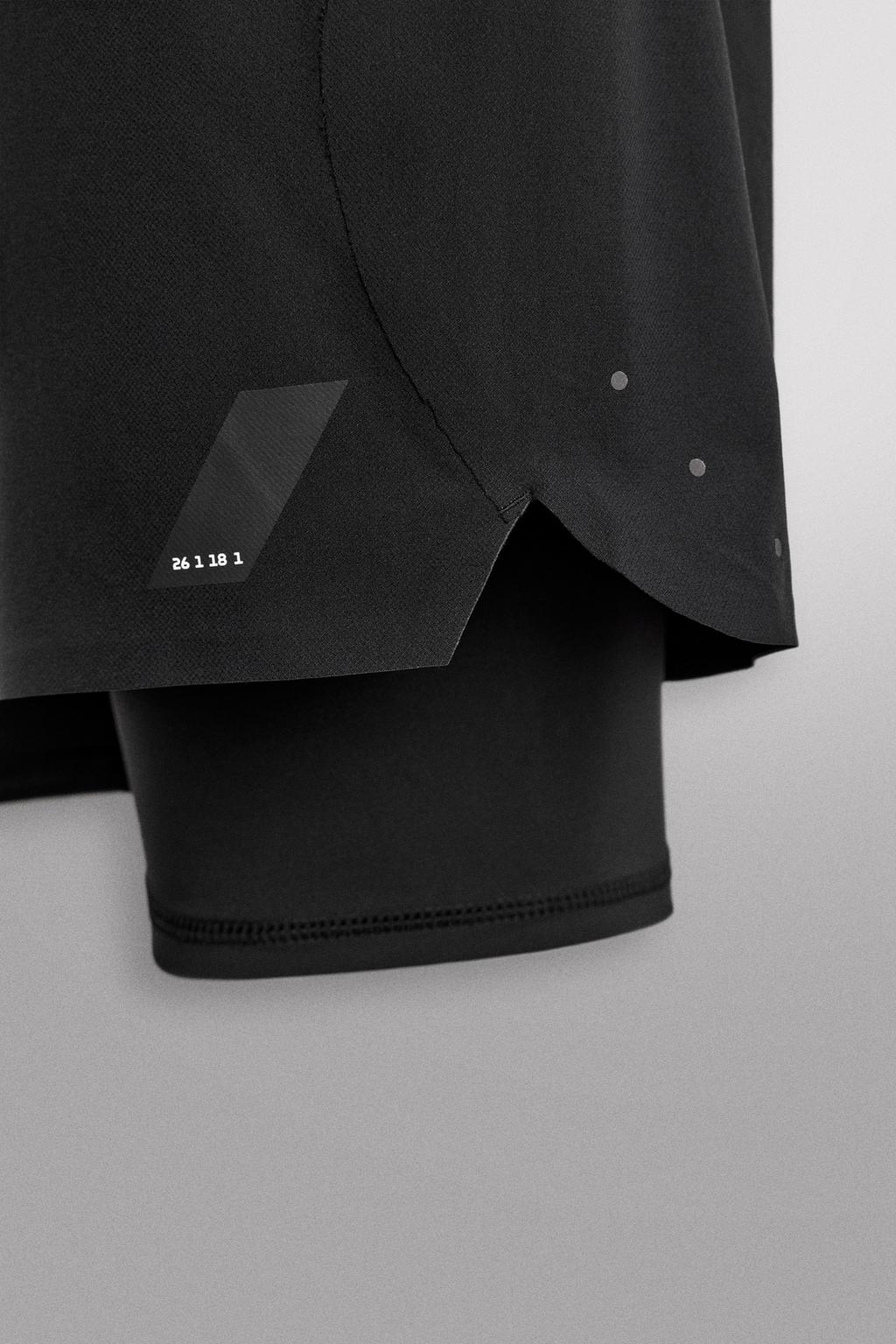 ШОРТЫ ДЛЯ ТРЕНИРОВОК 2 В 1