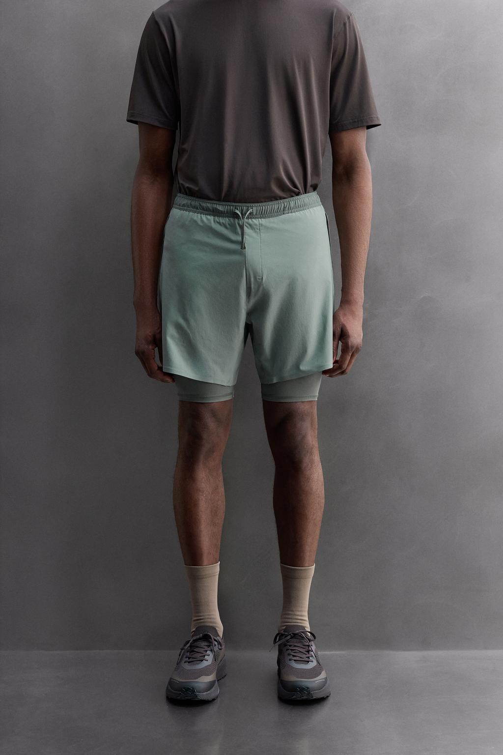 СПОРТИВНЫЕ ШОРТЫ 2 В 1