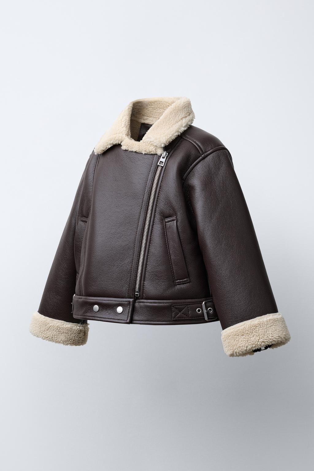 КУРТКА-ДУБЛЕНКА В БАЙКЕРСКОМ СТИЛЕ