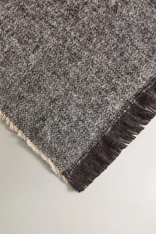 Плед с бахромой- Заказать в России