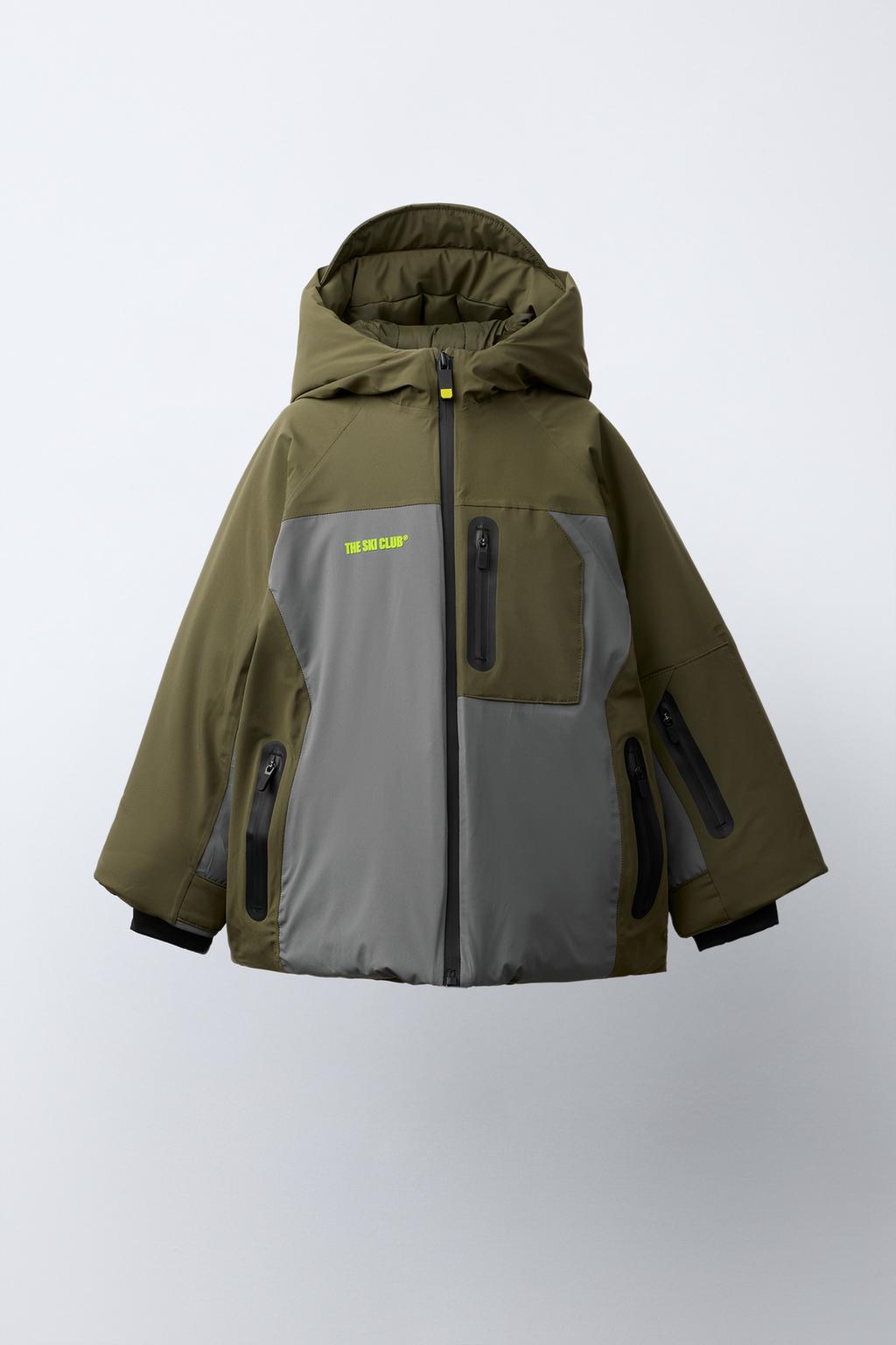 COLOUR BLOCK HOODED WATERPROOF AND WINDPROOF JACKET RECCO® SYSTEM SKI COLLECTION