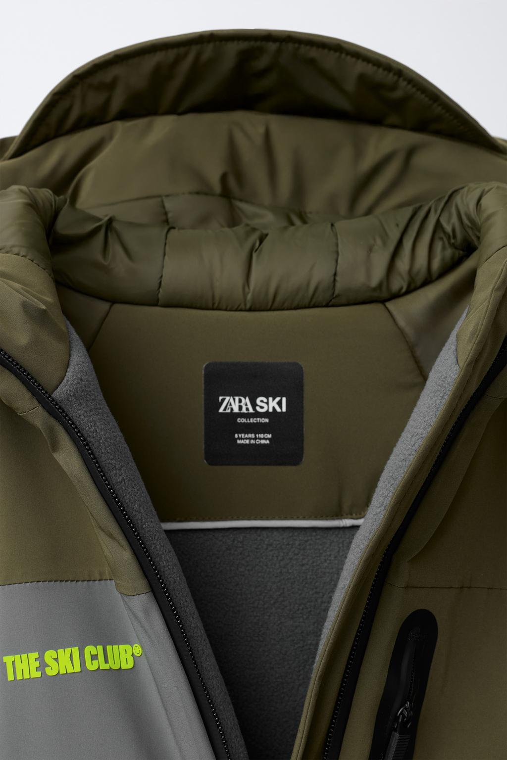 COLOUR BLOCK HOODED WATERPROOF AND WINDPROOF JACKET RECCO® SYSTEM SKI COLLECTION