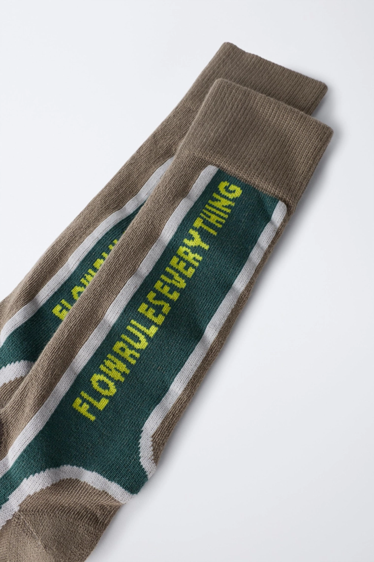 Длинные теплые носки для лыжной коллекции