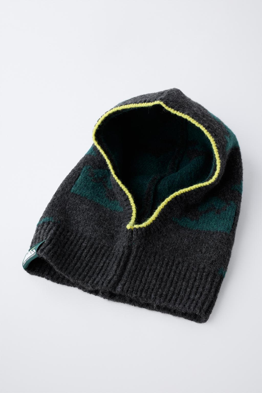 БАЛАКЛАВА ВЯЗАНАЯ С ПРИНТОМ — SKI COLLECTION