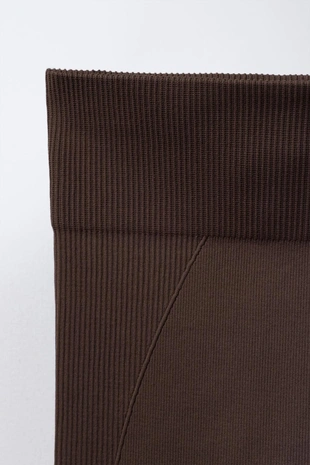 Бесшовные легинсы с контрастными вставками из коллекции SKI- Заказать в России