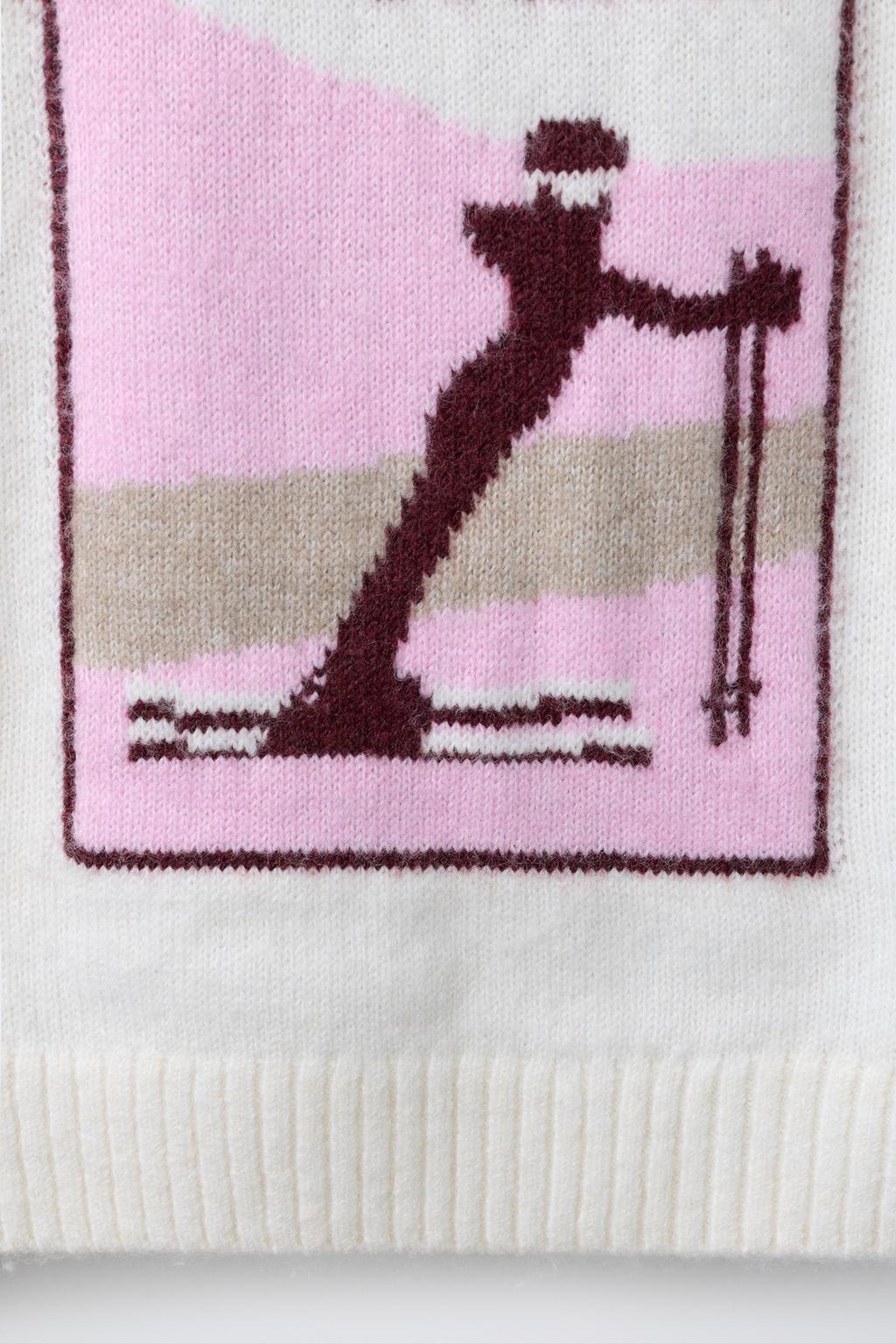 ВЯЗАНЫЙ СВИТЕР С ИЗОБРАЖЕНИЕМ ЛЫЖНИЦЫ — SKI COLLECTION