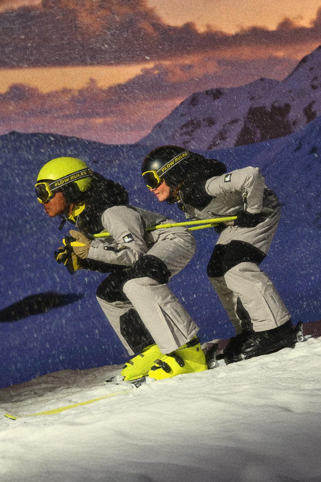 WINDPROOF AND WATER-RESISTANT HOODED JUMPSUIT RECCO® SYSTEM SKI COLLECTION
