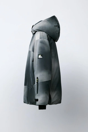 Куртка с капюшоном TIE DYE WATER RESISTANT и WINDPROOF RECCO® SYSTEM SKI COLLECTION- Заказать в России