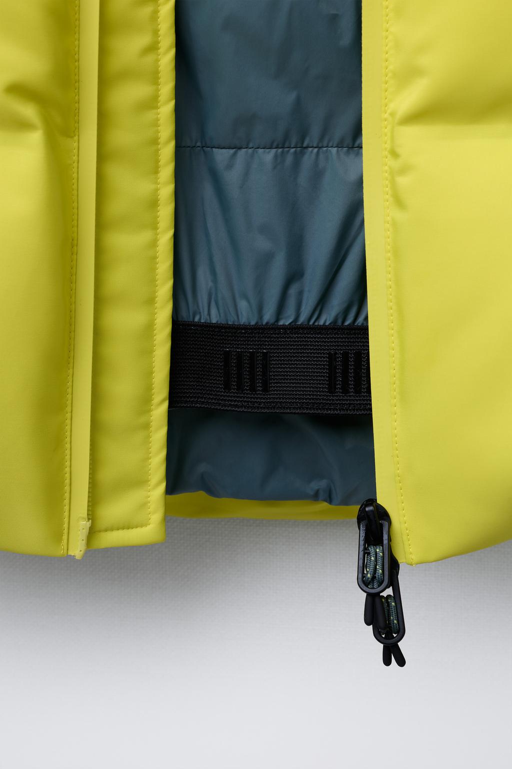 DOWN FEATHER JACKET WITH DETACHABLE HOODIE, WATER-RESISTANT AND WINDPROOF RECCO® SYSTEM SKI COLLECTION