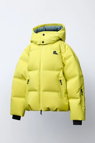 DOWN FEATHER JACKET WITH DETACHABLE HOODIE, WATER-RESISTANT AND WINDPROOF RECCO® SYSTEM SKI COLLECTION- Заказать в России