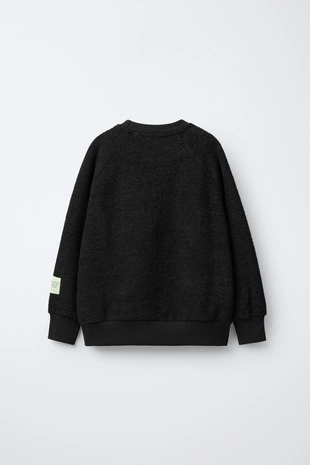 Комплект из толстовки и брюк WIDE LEG с нашивкой и текстурой- Заказать в России