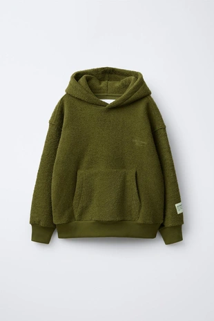 HOODIE SWEATSHIRT AND JOGGER TROUSERS WITH LABEL TEXTURE- Заказать в России