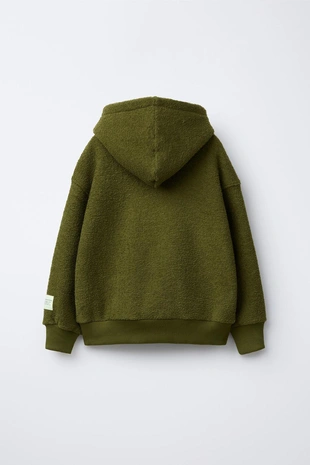 HOODIE SWEATSHIRT AND JOGGER TROUSERS WITH LABEL TEXTURE- Заказать в России