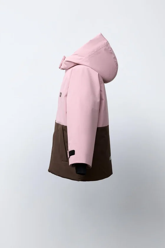 КУРТКА С КАПЮШОНОМ  В СТИЛЕ COLOR BLOCK коллекция «Ski»
