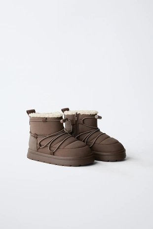 Утепленные сапоги из водоотталкивающего нейлона- Заказать в России