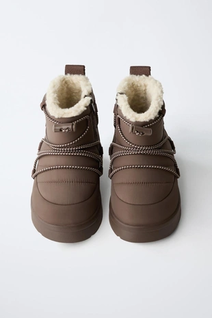 Утепленные сапоги из водоотталкивающего нейлона- Заказать в России