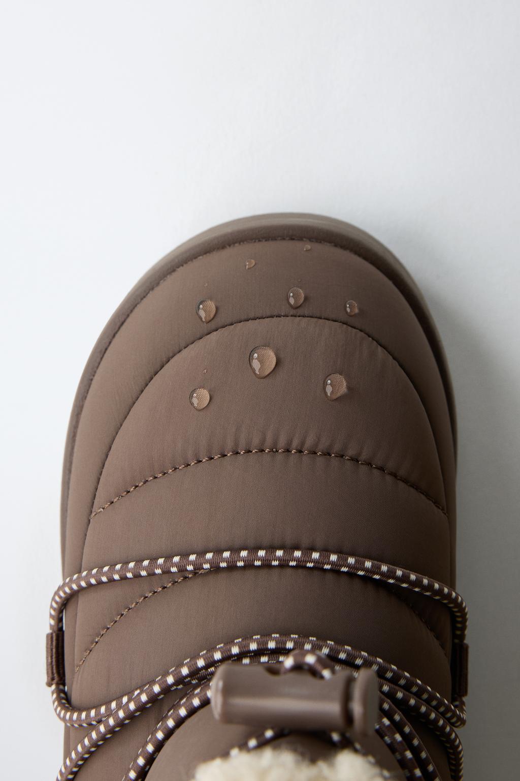 Утепленные сапоги из водоотталкивающего нейлона