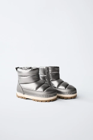 Ботинки металлик WATER REPELLENT- Заказать в России