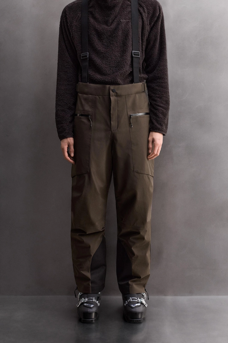 Спортивные брюки для катания на горных лыжах recco® с утеплителем и водонепроницаемой оболочкой