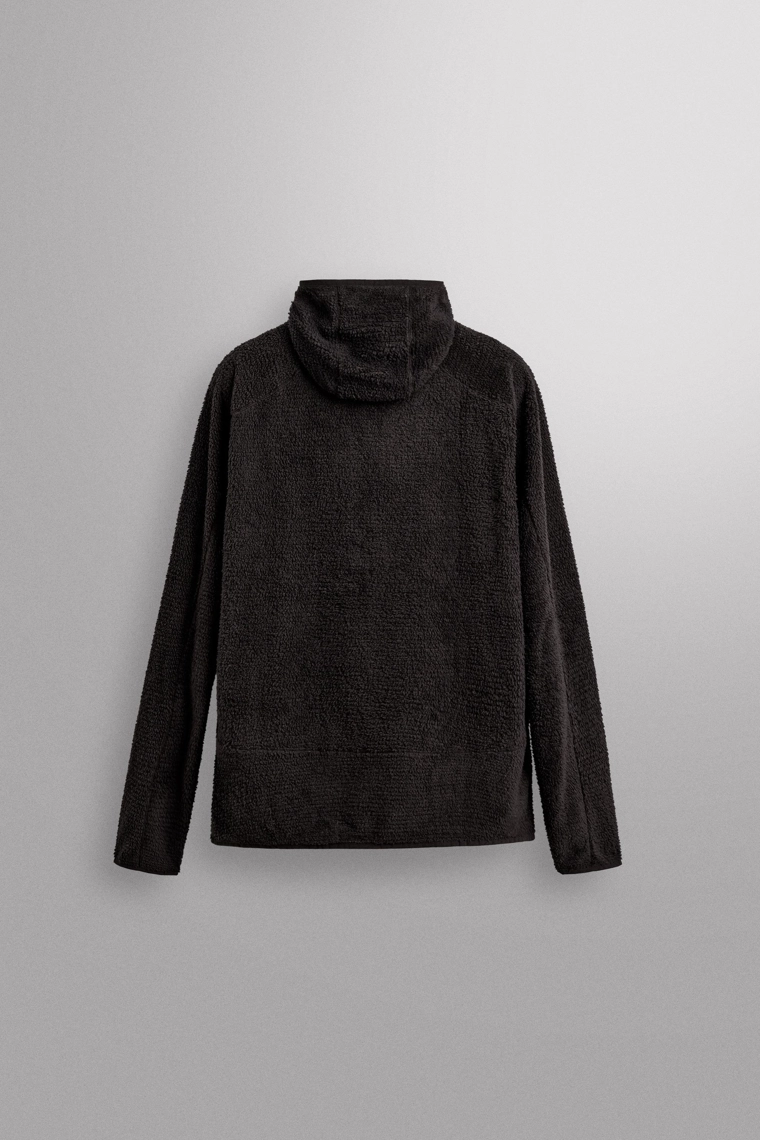 Худи с эффектом искусственного меха для активного отдыха на лыжах zara