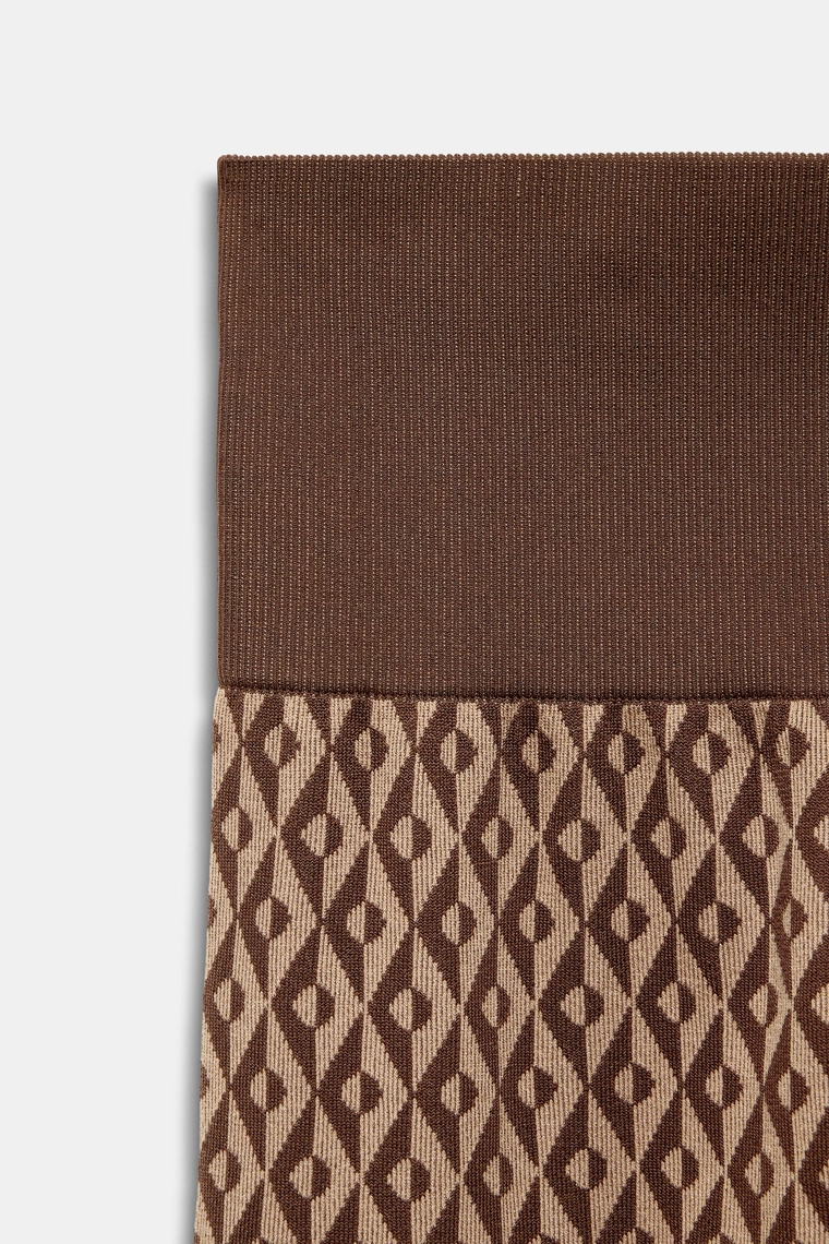 Леггинсы термобелья коллекции для горных лыж из жаккарда без швов с термическими свойствами