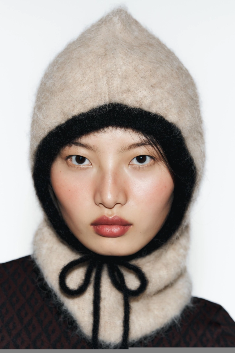 Балаклава из альпаки коллекции для горных лыж