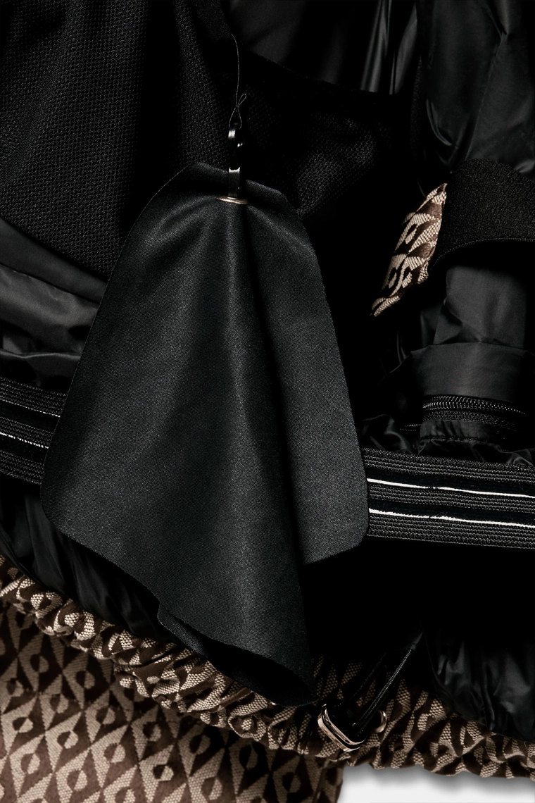 Пуховик zara из коллекции лыжной одежды с технологией recco®, устойчивый к воде и ветроупорный