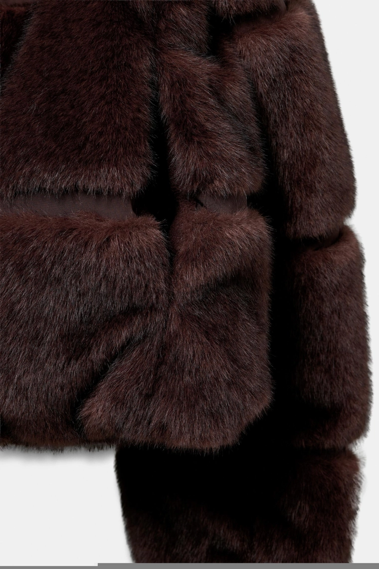 Короткий пальто из искусственного меха коллекции лыжной одежды heiq xreflex™