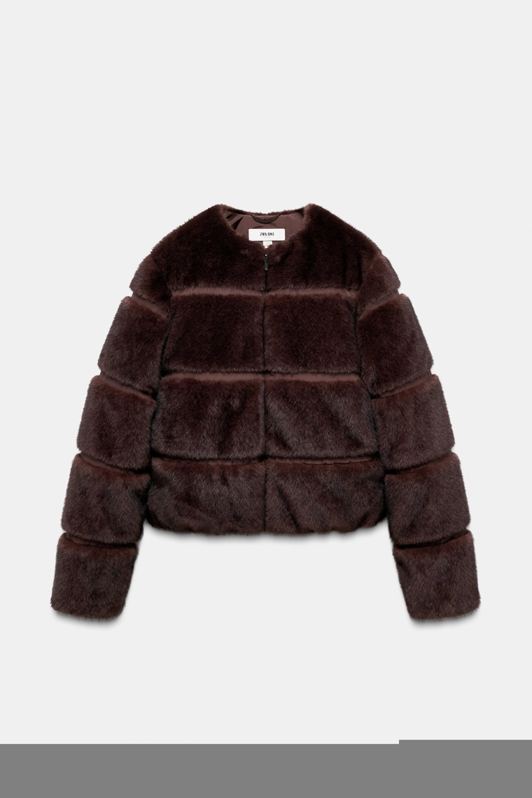 Короткий пальто из искусственного меха коллекции лыжной одежды heiq xreflex™