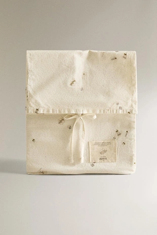 Набор простыней для мини-детской кроватки с рисунком- Заказать в России