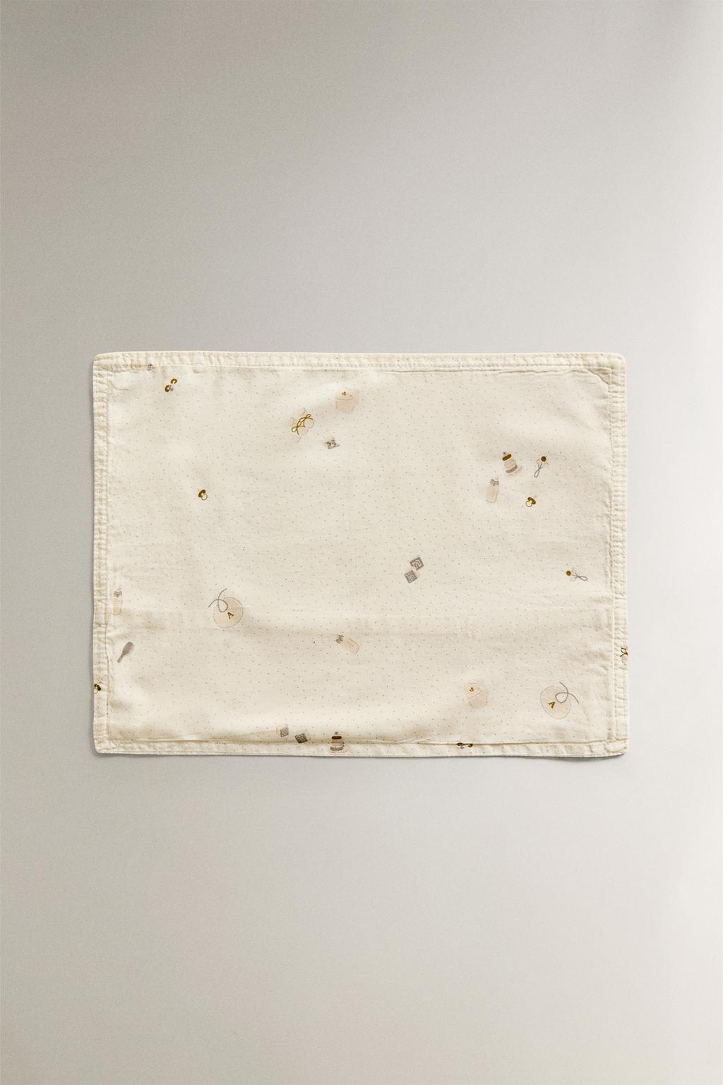 Набор простыней для мини-детской кроватки с рисунком