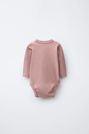 Набор из трех боди-кимоно с цветочным принтом- Заказать в России