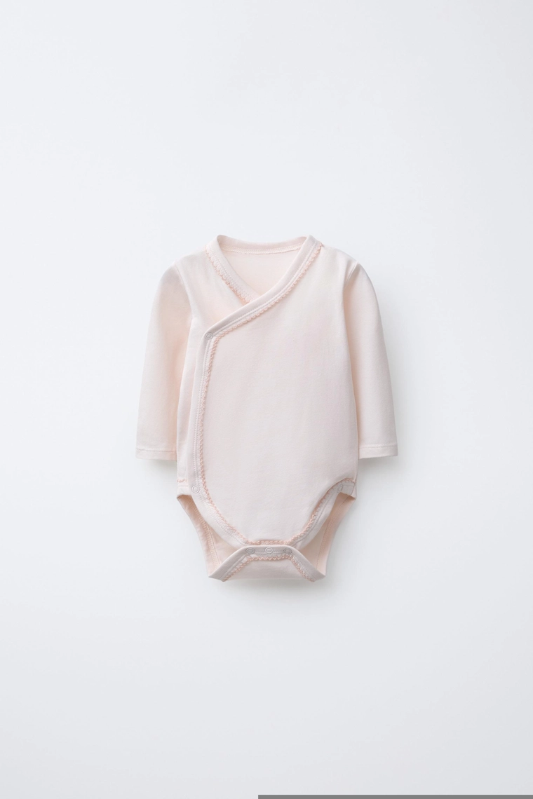 Набор из 3 боди с kimono вырезом и цветочным принтом