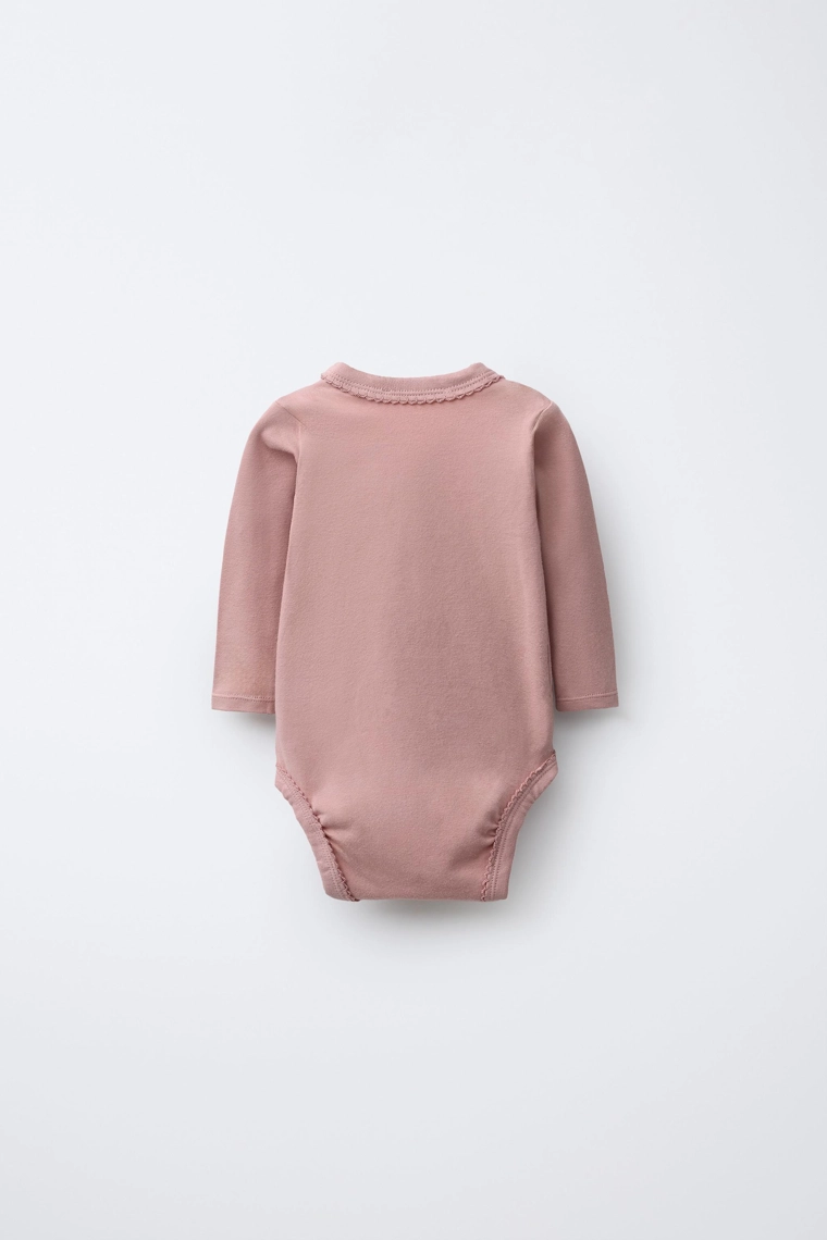 Набор из 3 боди с kimono вырезом и цветочным принтом