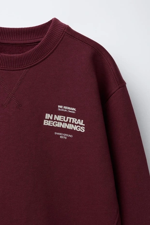 Толстовка с надписью и этикеткой- Заказать в России