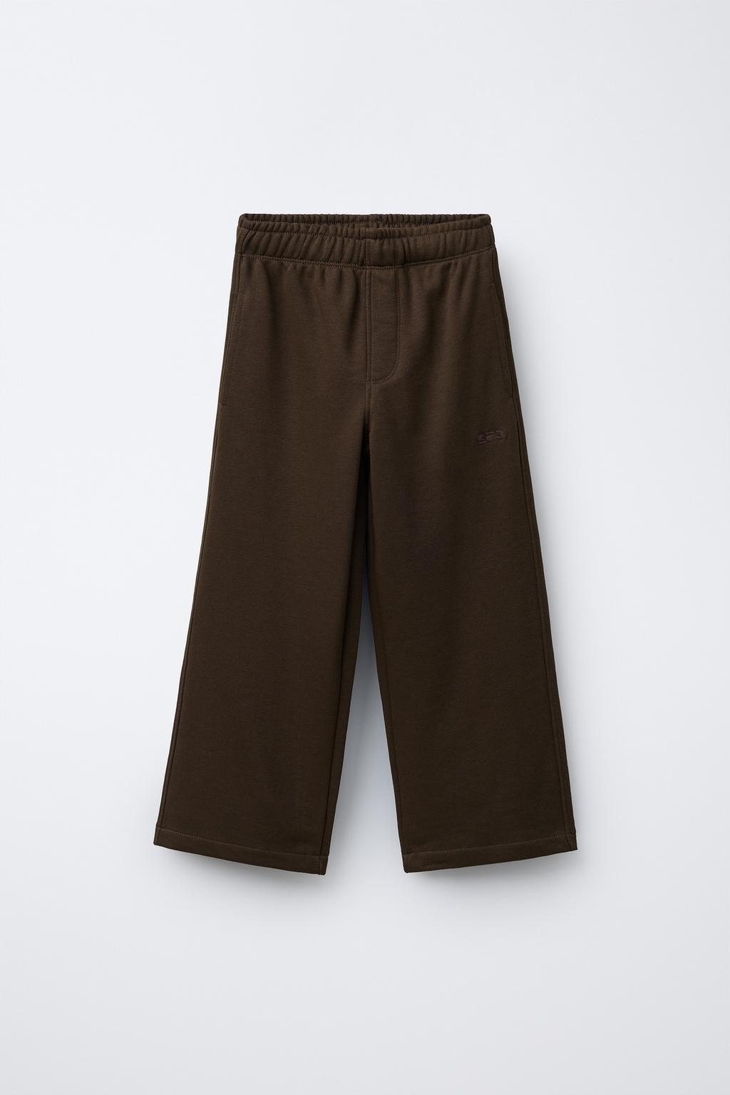 КОМПЛЕКТ ИЗ ХУДИ И БРЮК WIDE LEG С ВЫШИВКОЙ