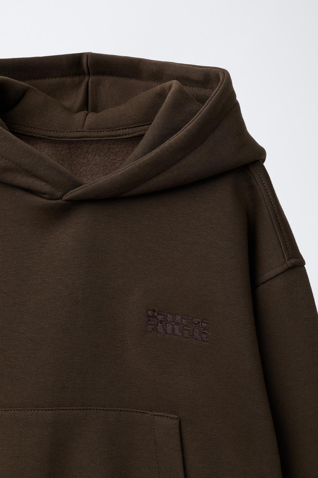 КОМПЛЕКТ ИЗ ХУДИ И БРЮК WIDE LEG С ВЫШИВКОЙ