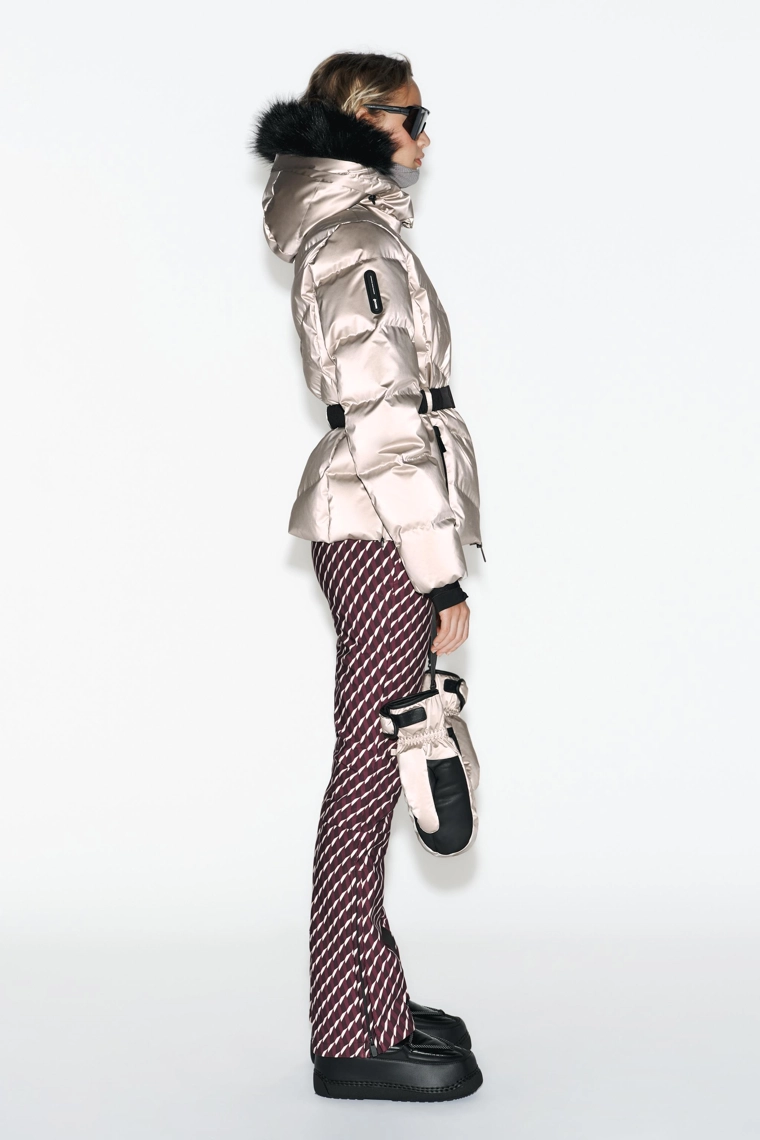 Ветрозащитная пуховая куртка с технологией recco® для лыжной коллекции