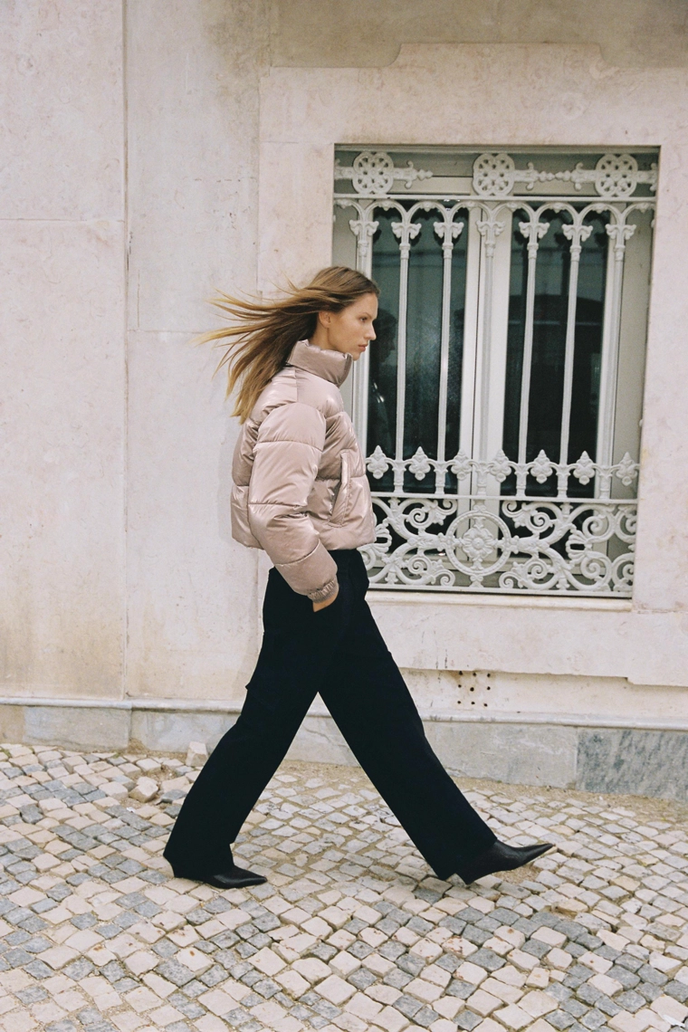 Блестящий ветровик-анорак с водоотталкивающей пропиткой