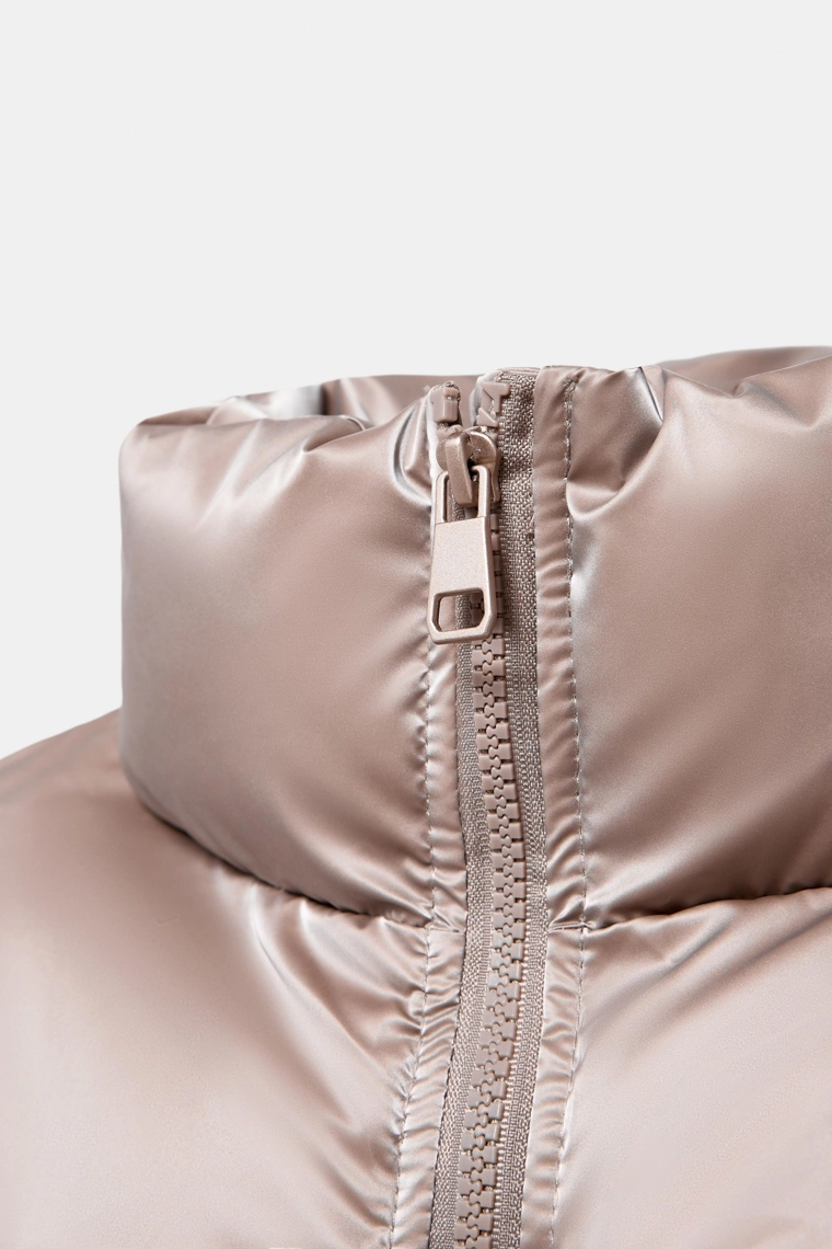 Блестящий ветровик-анорак с водоотталкивающей пропиткой