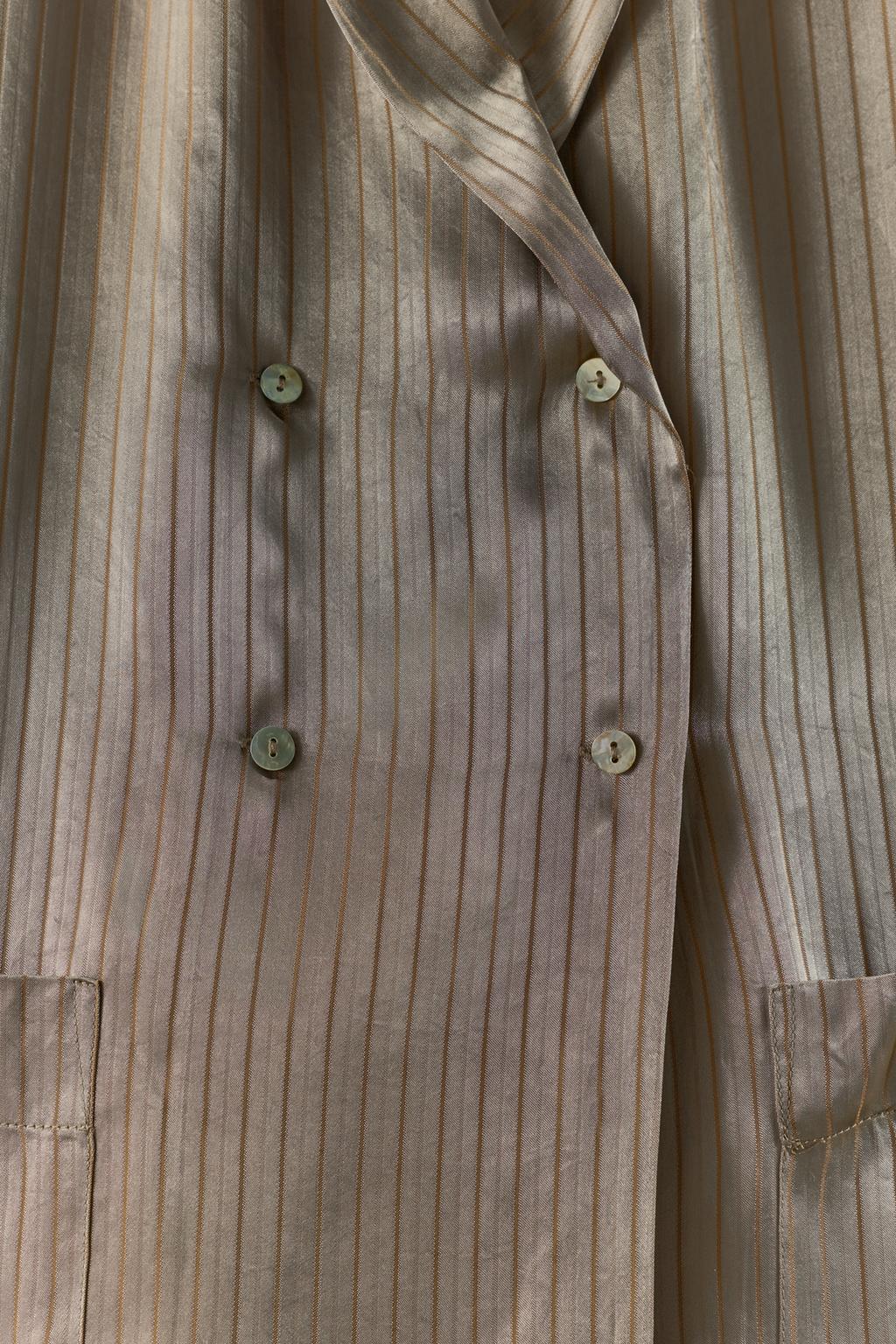 РУБАШКА В ПОЛОСКУ В ПИЖАМНОМ СТИЛЕ