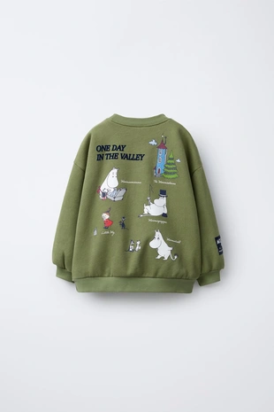 Толстовка с рельефным принтом MOOMIN ©- Заказать в России