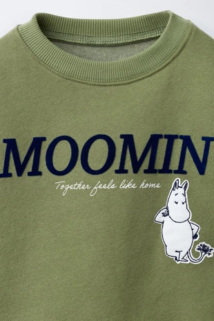 Толстовка с рельефным принтом MOOMIN ©- Заказать в России