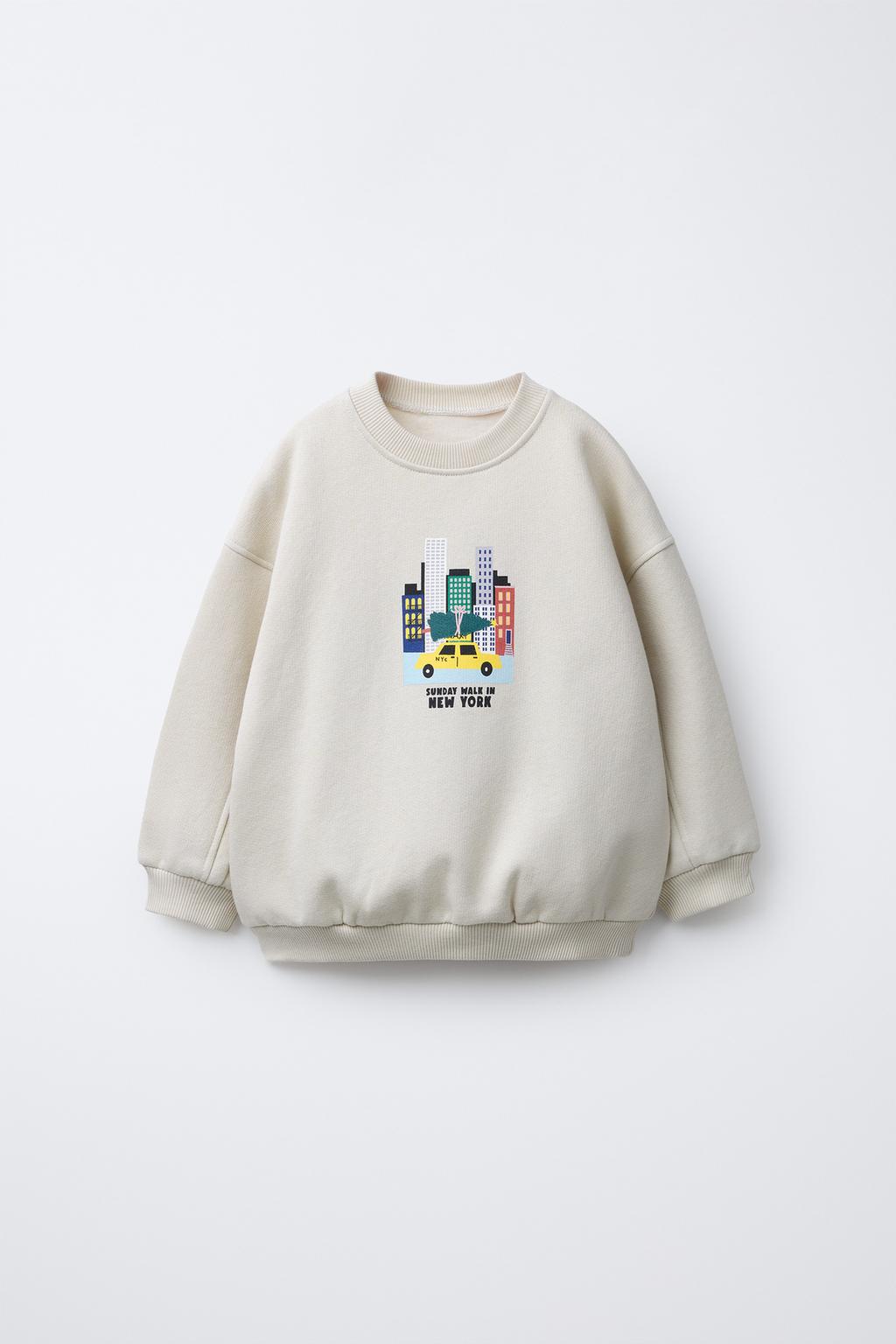 ТОЛСТОВКА С ПРИНТОМ «ГОРОД НЬЮ-ЙОРК»