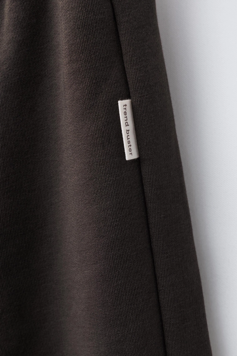 Костюм с джоггерами и толстовкой с бейсиковым лейблом