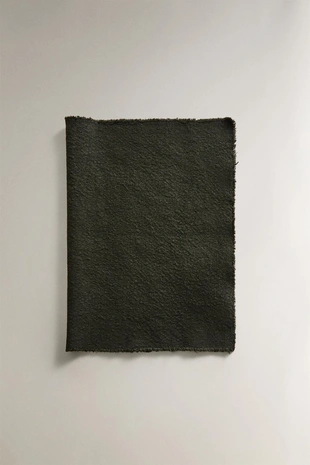 Льняное салфетка с декоративными краями