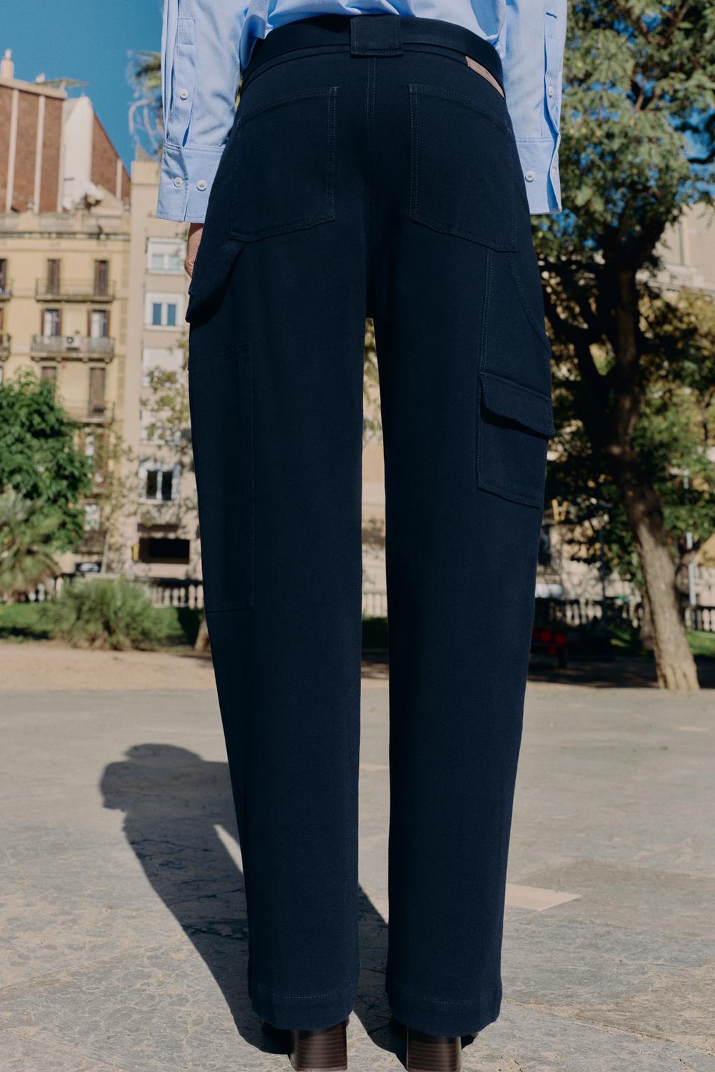 БРЮКИ КАРГО С ПОЯСОМ